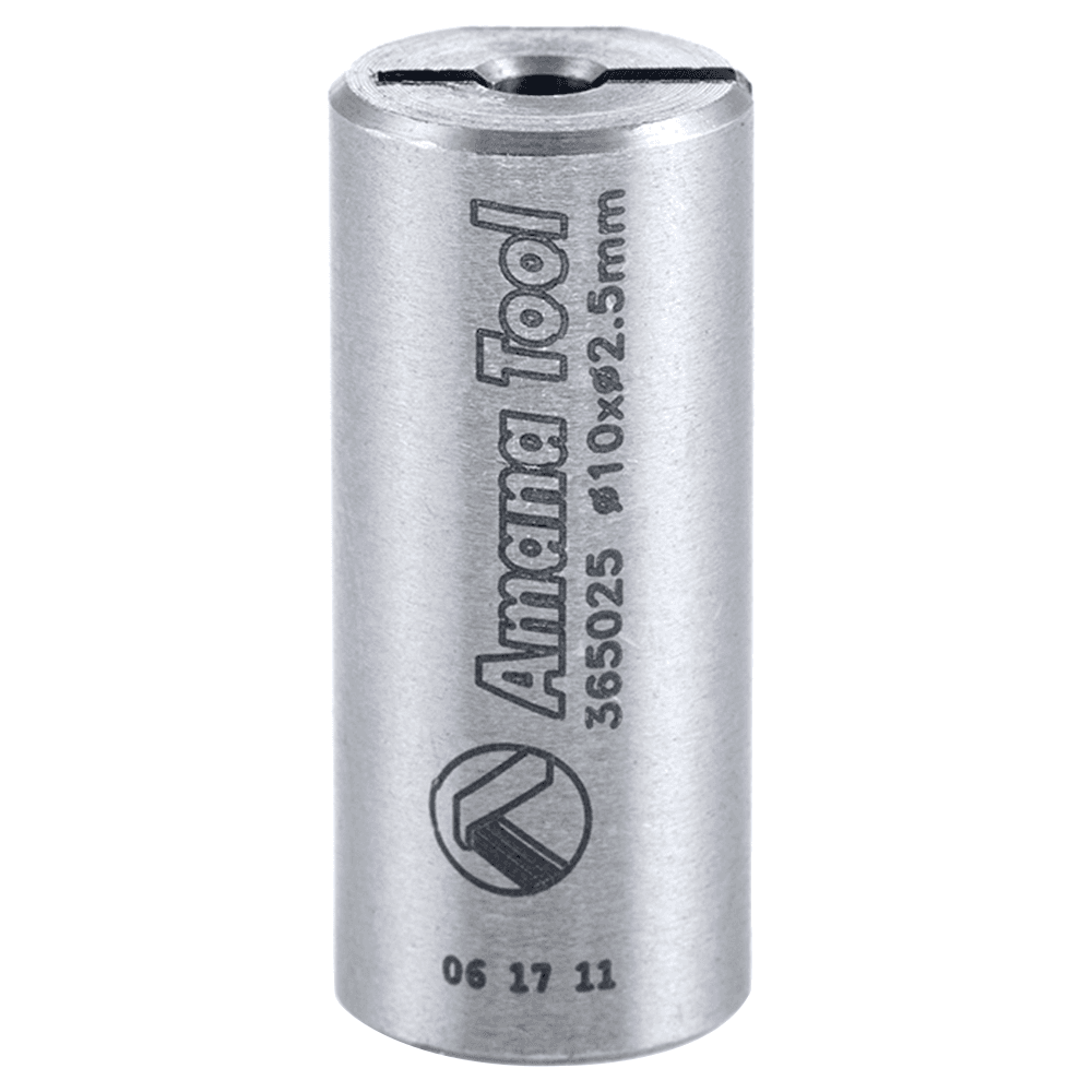 Amana Tool 365025 Reducing Bushing 10mm Shank for 2.5mm Drill - Main Image