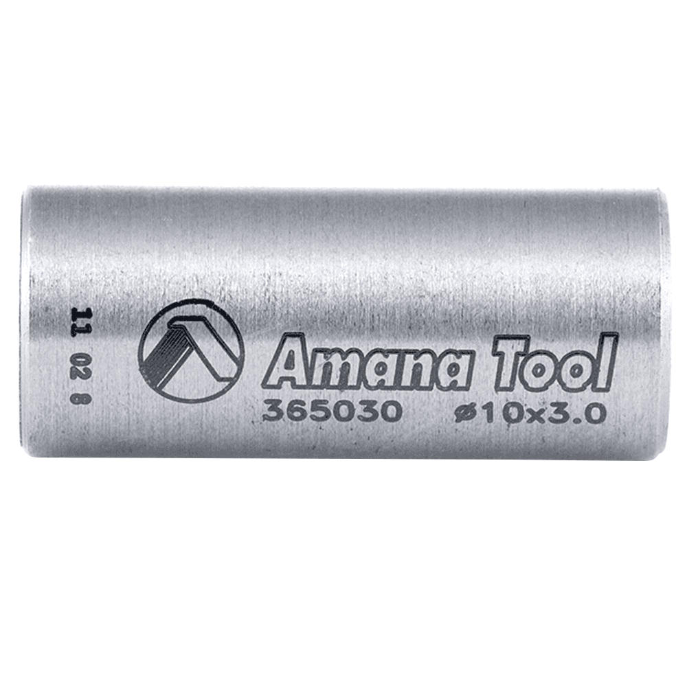 Amana Tool 365030 Reducing Bushing 10mm Shank for 3mm Drill - Alt Image 1