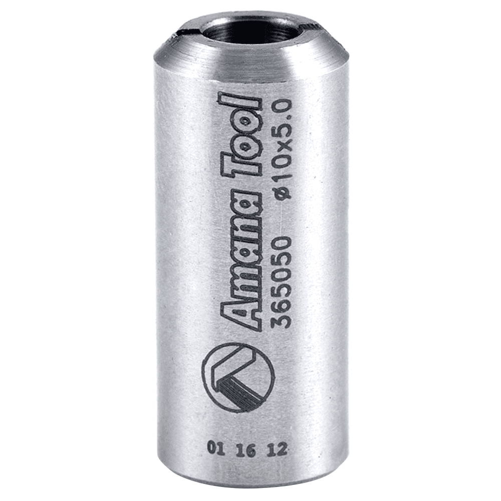 Amana Tool 365050 Reducing Bushing 10mm Shank for 5mm Drill - Main Image