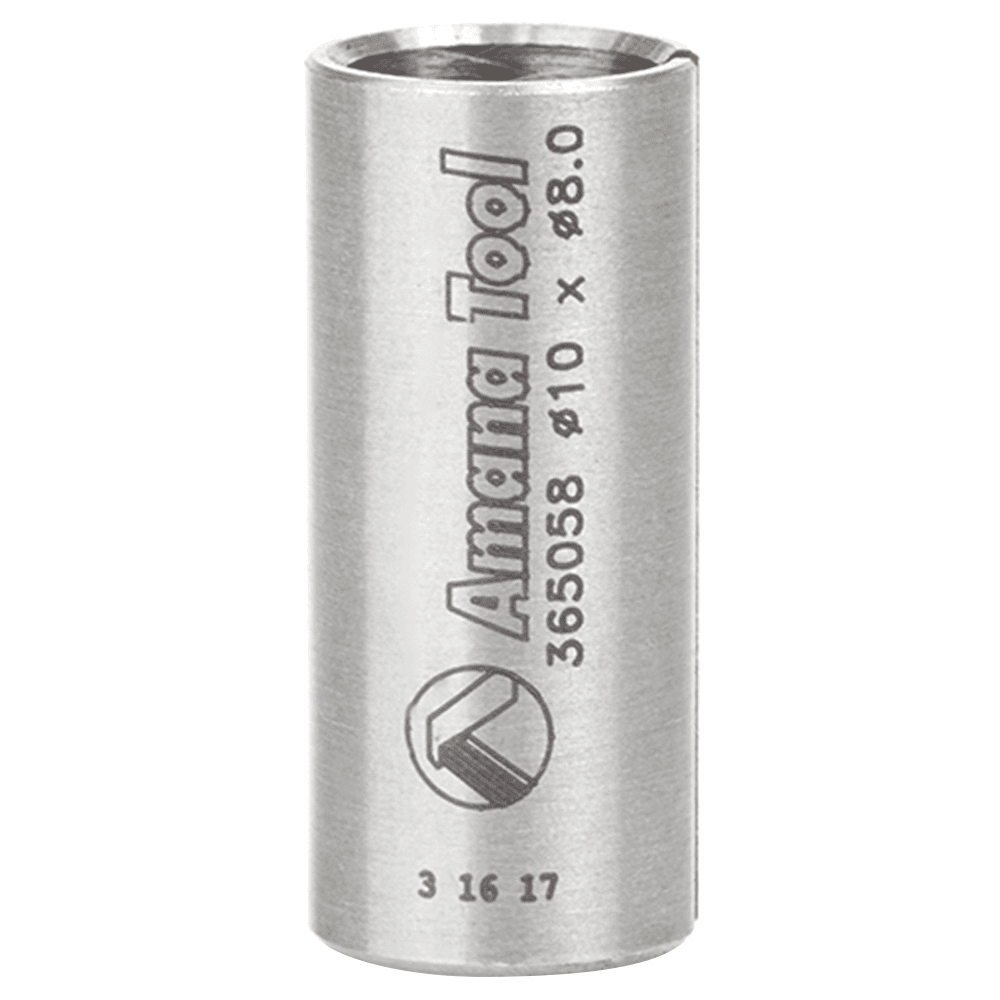 Amana Tool 365058 Reducing Bushing 10mm Shank for 8.0mm Drill - Main Image