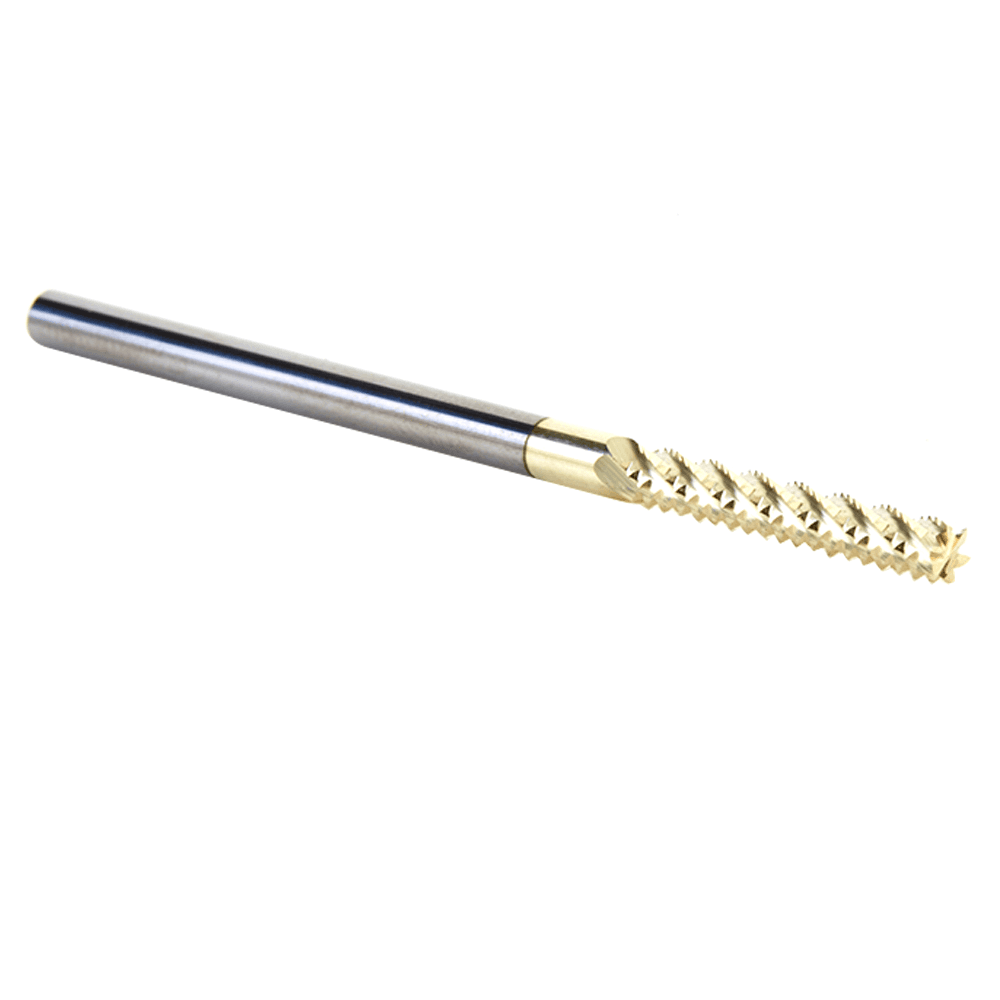 ZrN Coated Honeycomb Cutting Spiral Hogger Bit for Honeycomb, Composite Materials, ABS & Lexan