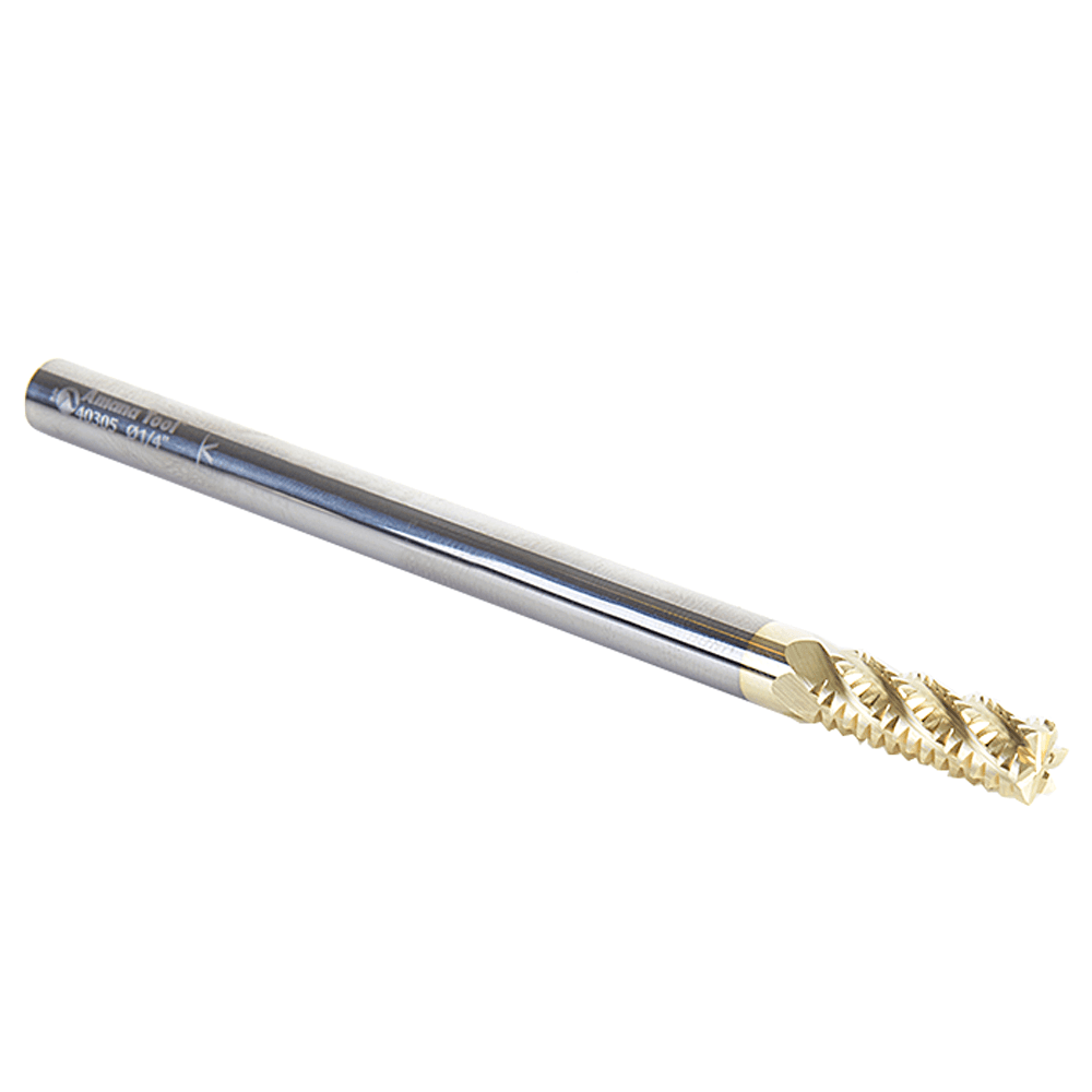 ZrN Coating Enhances Durability of Amana Tool's Hogger Style Router Bit for Cutting Composites
