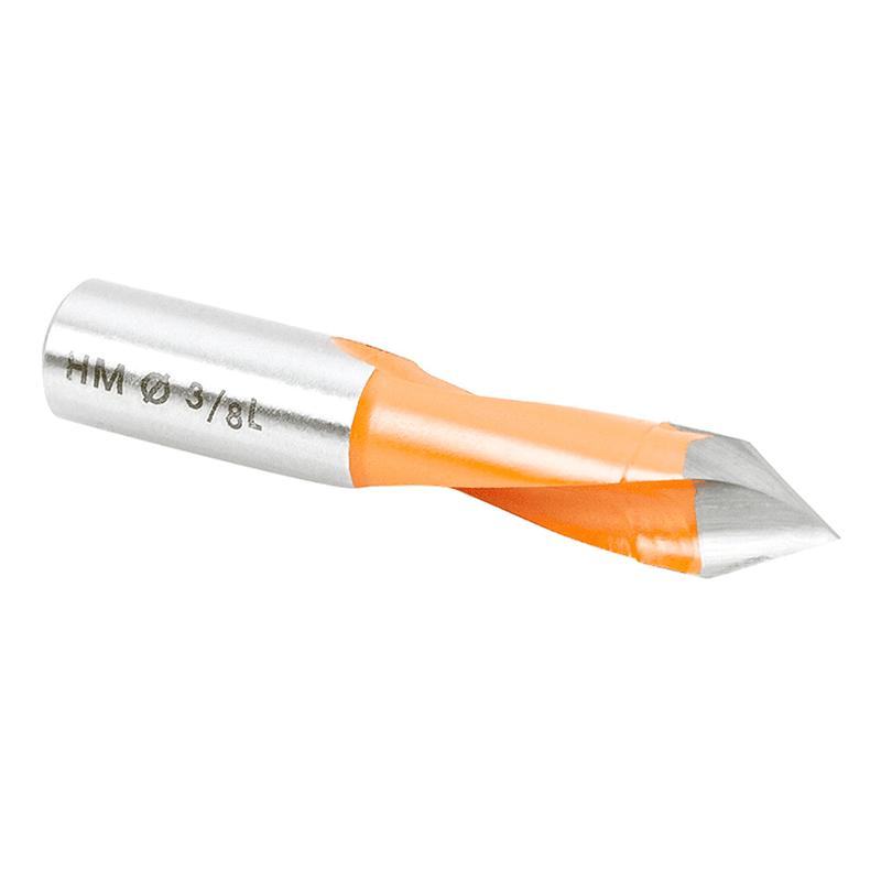Amana Tool Dowel Drill with V-Point Boring Bit and 35mm cutting height