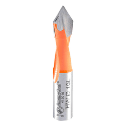 Amana 10mm x 57mm Through-Hole Boring Bit Left Hand Coated with PTFE Non-Stick Color Coating