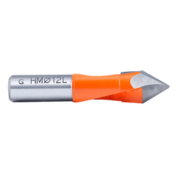 Amana Industrial Through-Hole Boring Bit with V-Point and 35mm Cutting Height