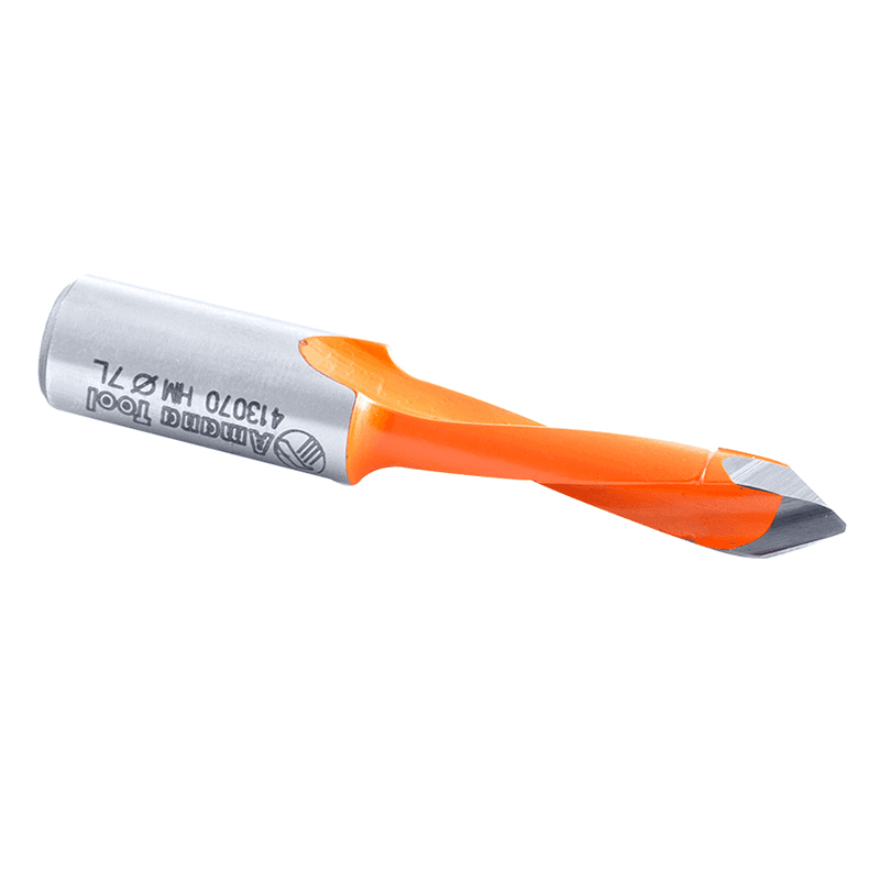 Amana Tool Through-Hole Boring Bit with V-Point and Non-Stick Coating