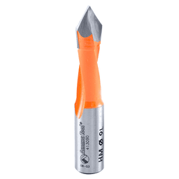 Amana Tool 9mm x 57mm Left Hand Dowel Drill with PTFE Coating