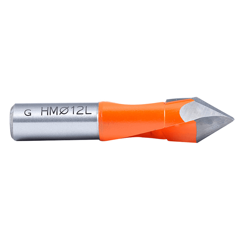 Durable 35mm Cutting Height Through-Hole Boring Bit by Amana Tool