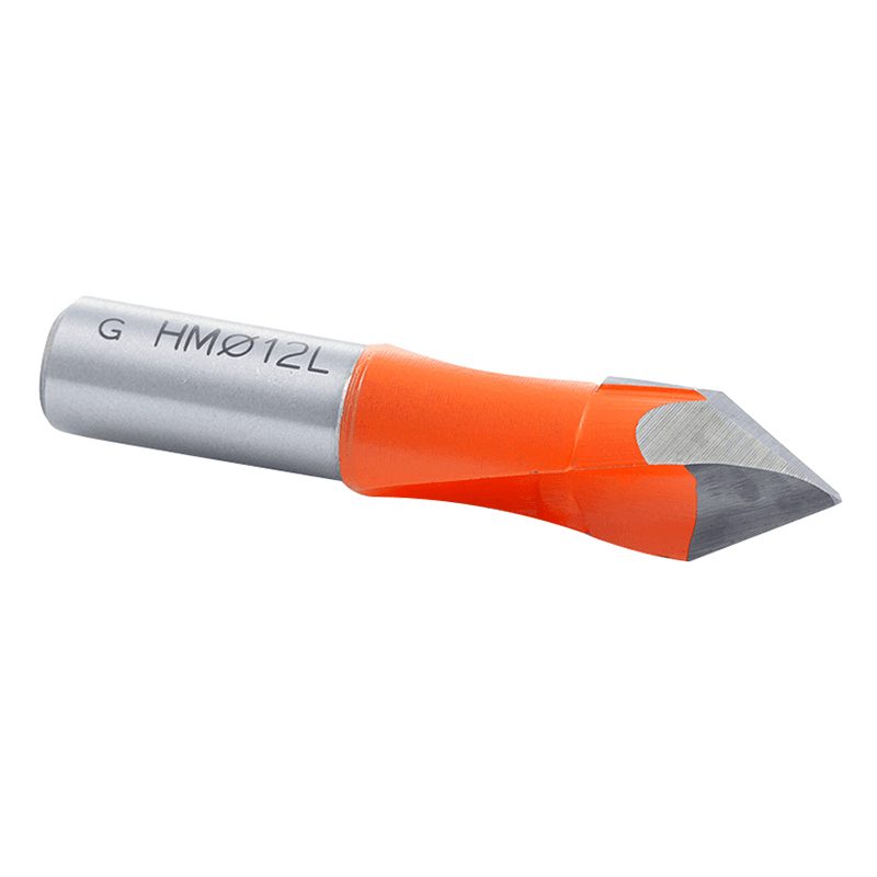 Industrial Through-Hole Boring Bit with V-Point Coating for Longer Cutting Edge Life