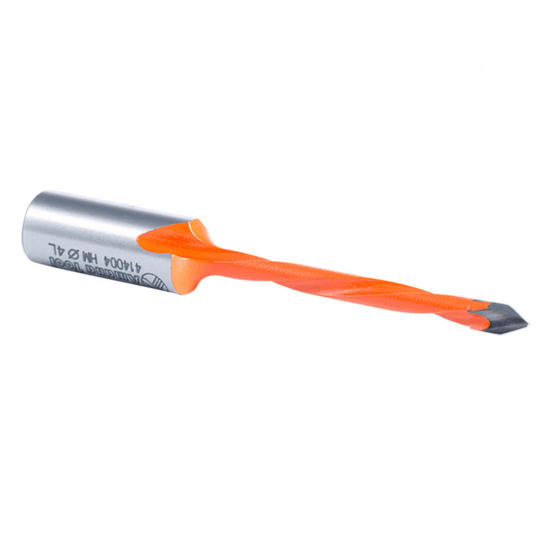 Industrial Through-Hole Boring Bit with V-Point and Non-Stick Coating