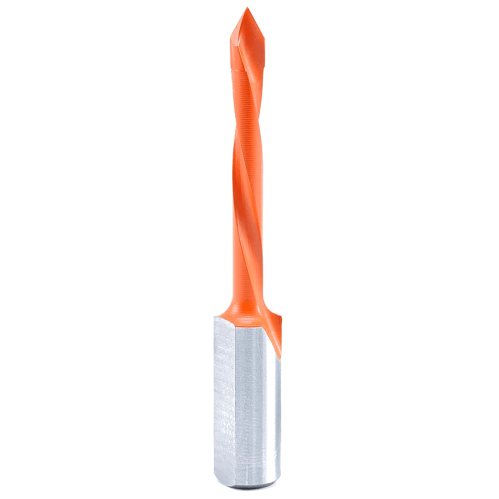 5mm x 70mm V-Point Through-Hole Boring Bit, Left Hand Dowel Drill by Amana Tool