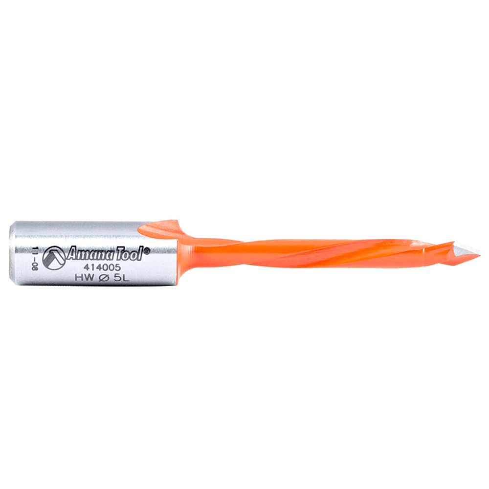 Amana Tool Dowel Drill with PTFE Coating for Non-Stick Drilling