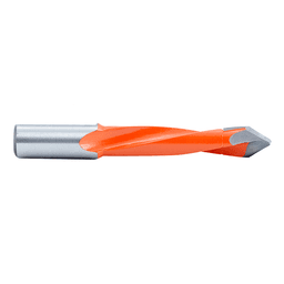 Amana Through-Hole Boring Bit with 40mm cutting height for efficient drilling.