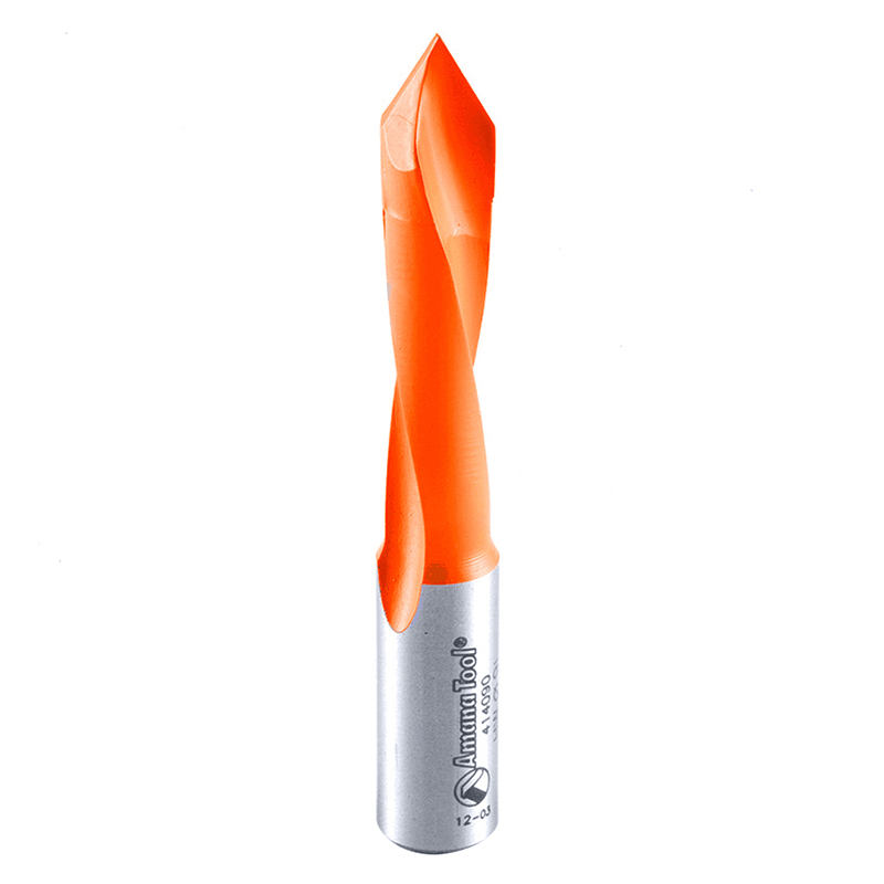 Amana 9mm x 70mm Through-Hole Boring Bit, Left Hand coated with PTFE non-stick color coating