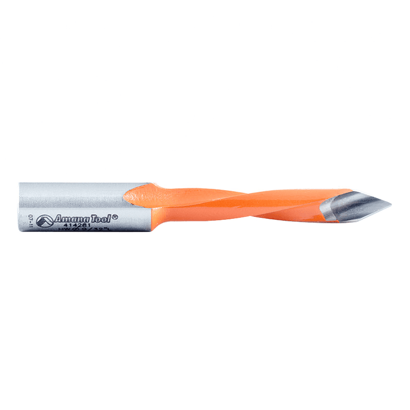 Coated Amana Dowel Drill for Longer Cutting Edge