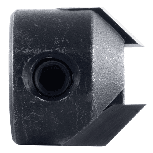 Countersink bit with carbide tip for efficient screw installation