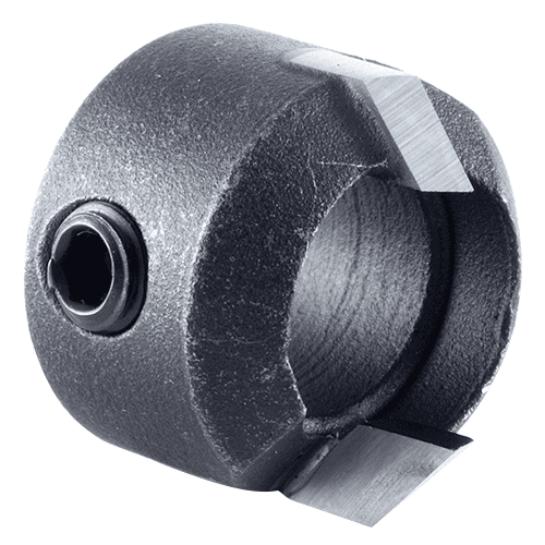 Left-hand 20mm countersink bit for precision screw holes on Amana products.