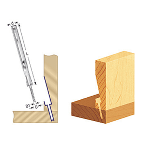 Wide Web Design for Superior Strength and Replaceable HSS Fishtail Drills