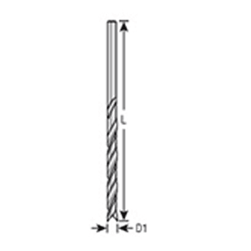 #29 Replacement High-Speed Steel Fishtail Drill Bit 2-7/8" Long - Alt Image 3