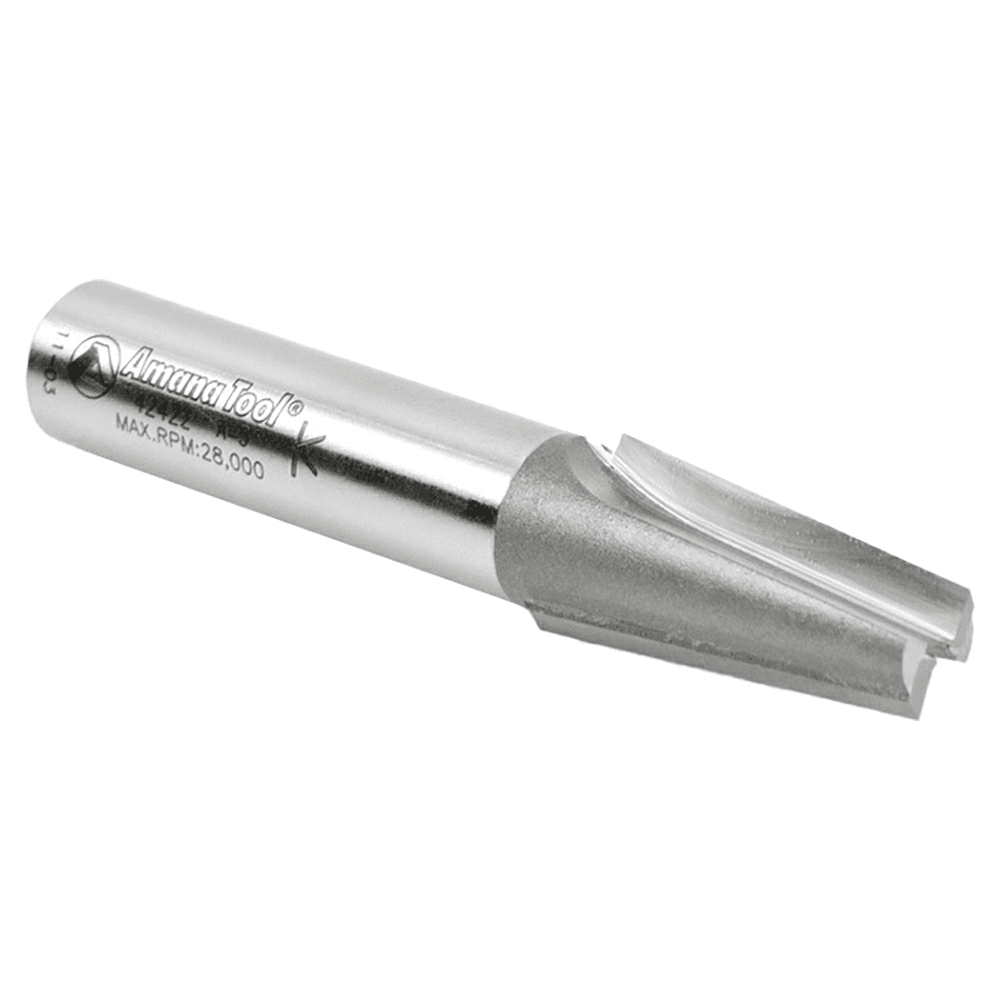 Wood Patternmaking Router Bit - 19/32" x 3-5/32", 2-Flute, 1/2" Shank