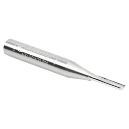 Unique 'O' flute design for easy chip ejection. Fast cutting of soft plastics like PVC, styrene, ABS.