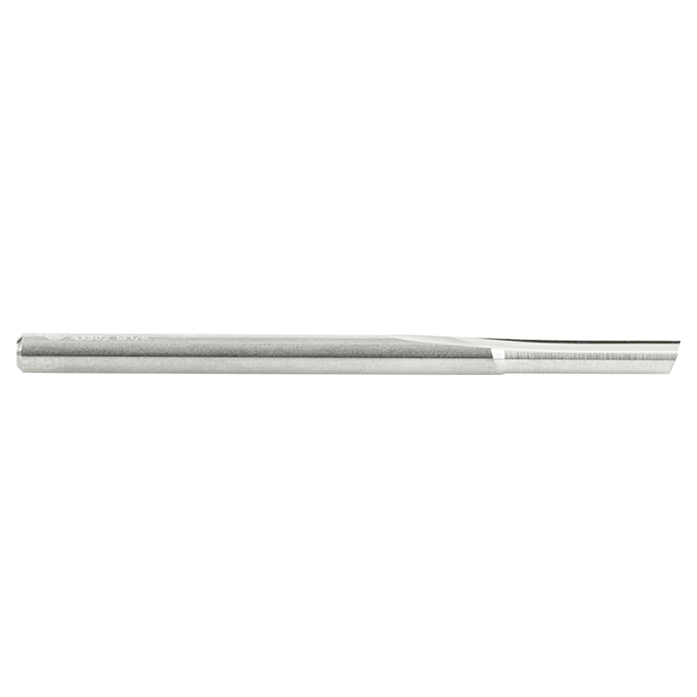 Amana's 1-Flute Router Bit for Fast Cutting in Soft Plastics