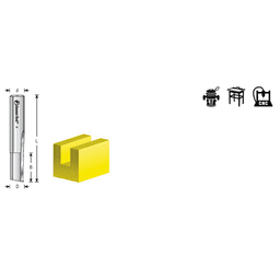 Single flute design for fast cutting in soft plastics like Coroplast, Delran, and Polyethylene