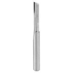 Amana 1/4" Shank Router Bit - Perfect for Cutting Soft Plastics such as PVC, Styrene, ABS