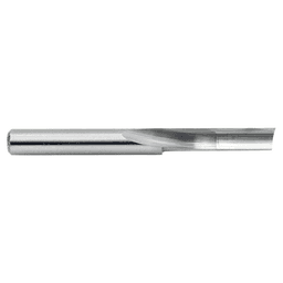 Amana 1/4" x 2-1/2" Single 'O' Flute Plastic Cutting Router Bit - High Performance Carbide Tool