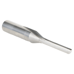 1/8" Dia x 13/16" Single 'O' Flute Grind Aluminum Cutting Straight Router Bit, 1/4" Shank Alt 2 - Image