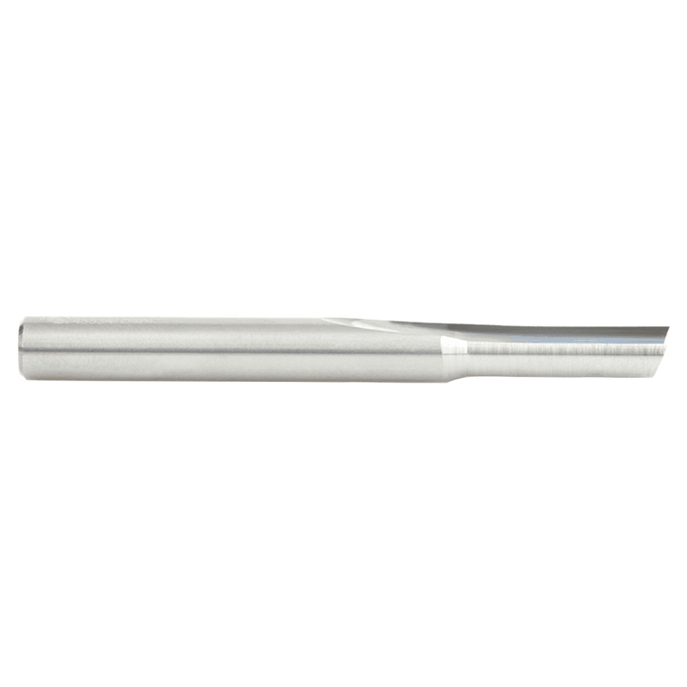 Amana 1/4" Single O Flute Router Bit for Aluminum Cutting