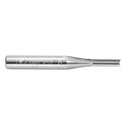 Amana 2-Flute Straight Router Bit for Rigid Plastics