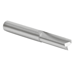 Amana 1/4" x 2" Double Straight Plastic Cutting Router Bit for Rigid Plastics