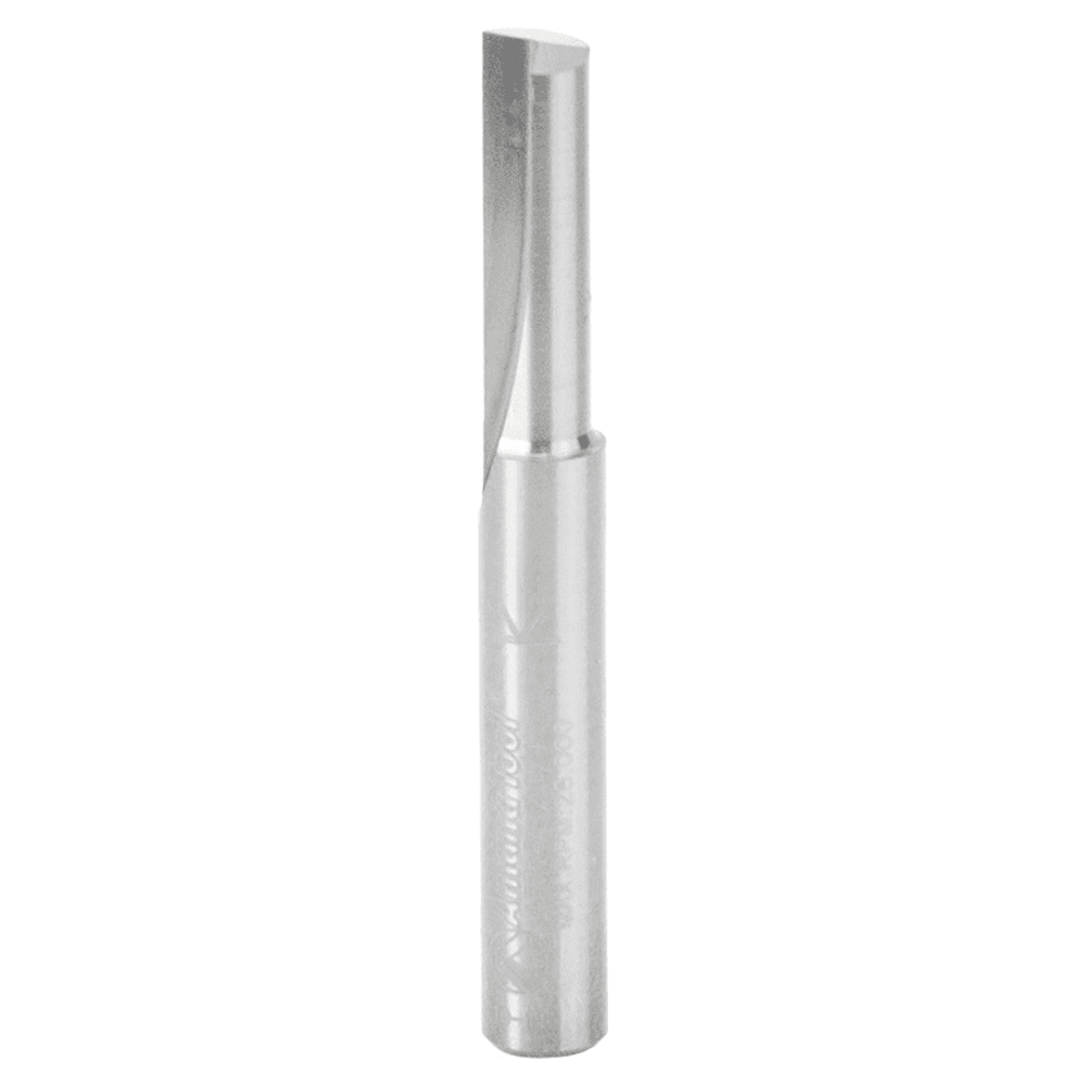 1/4" x 2" x 3/4" solid carbide router bit for dense natural woods and wood composites.