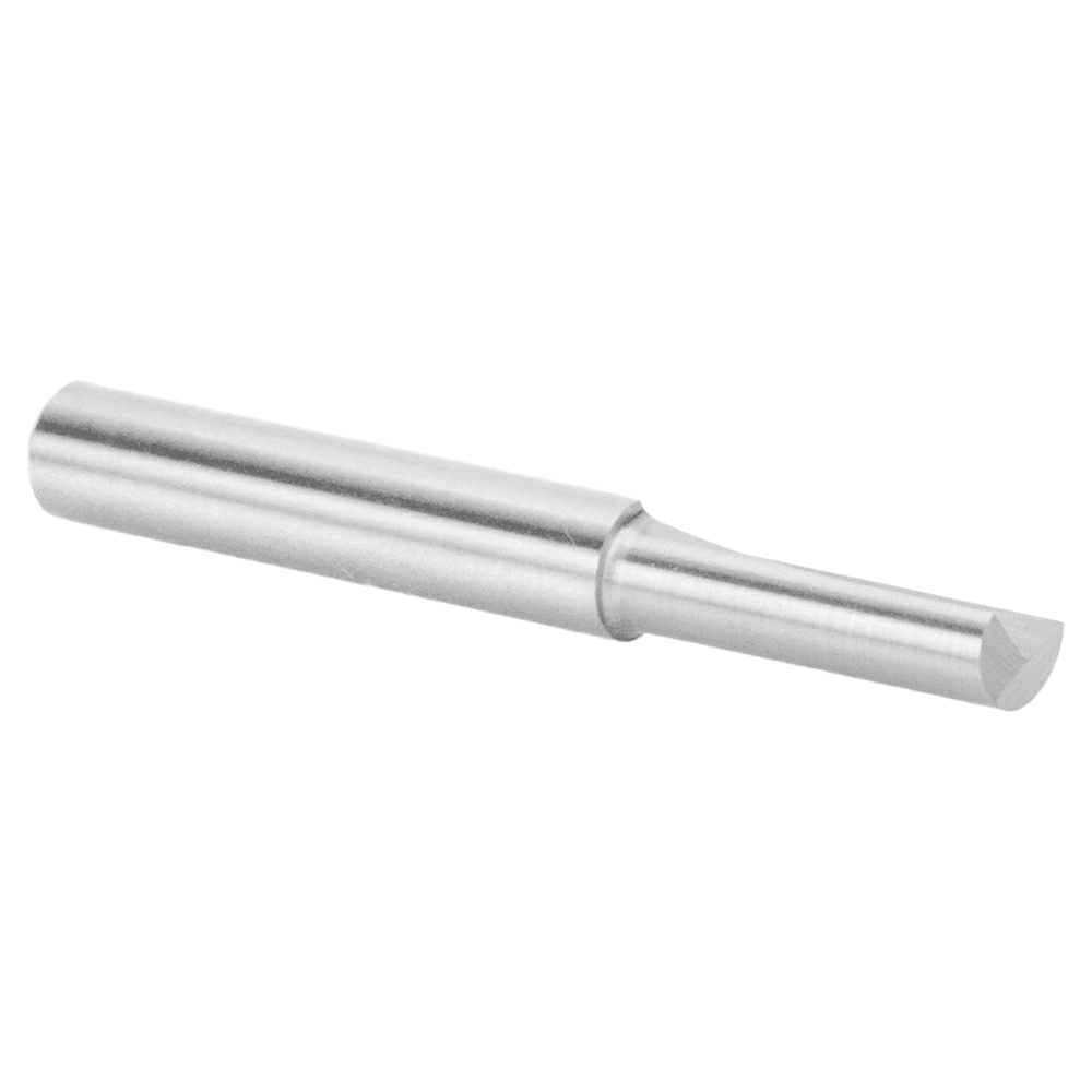 Single flute bit for high speed cutting with better chip clearance.