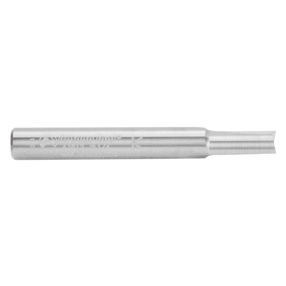 Amana 1/4" x 2" Solid Carbide Router Bit - High Volume Cutting