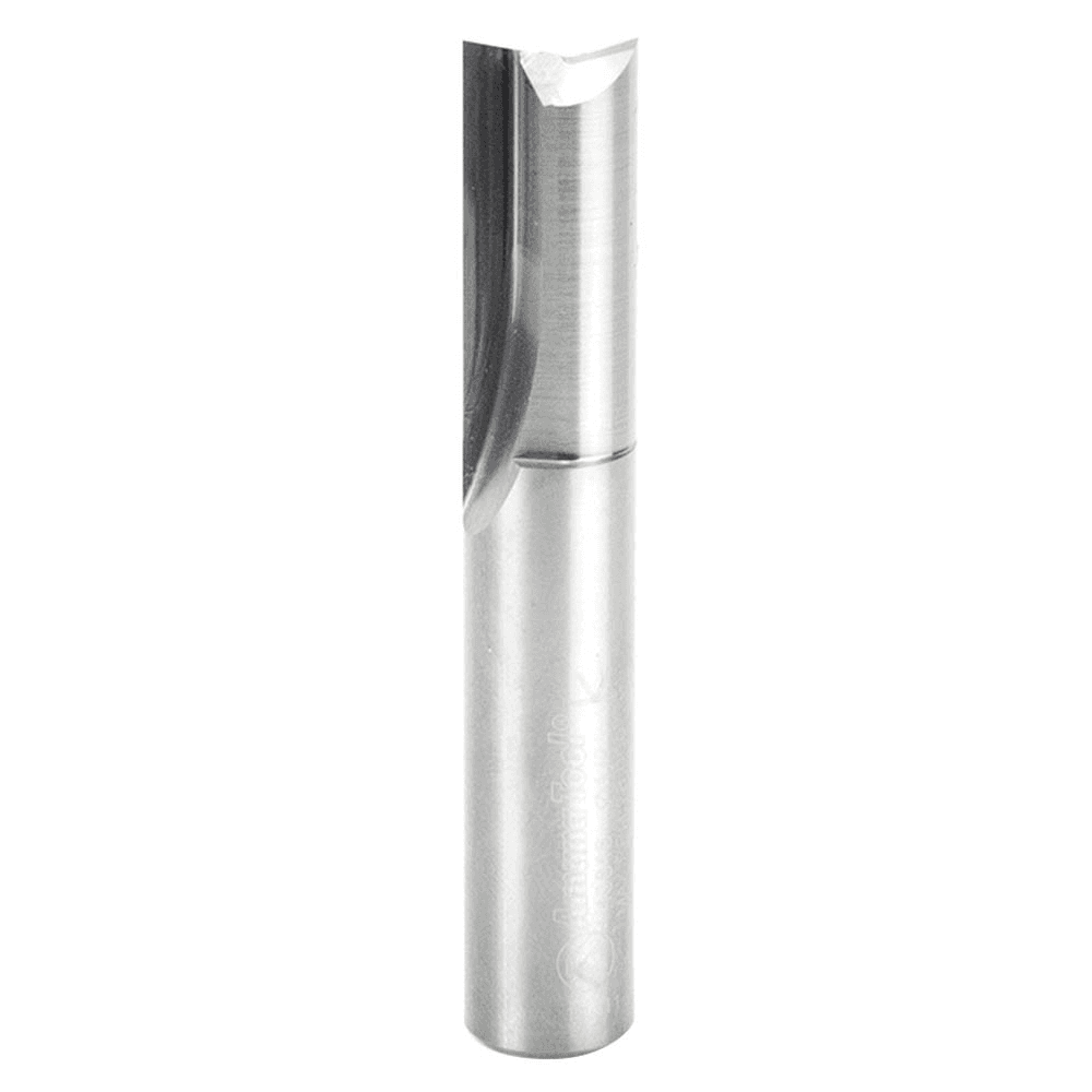 1/2" x 3" Straight Plunge Router Bit, 2-Flute, 1/2" Shank - Amana Solid Carbide Bit