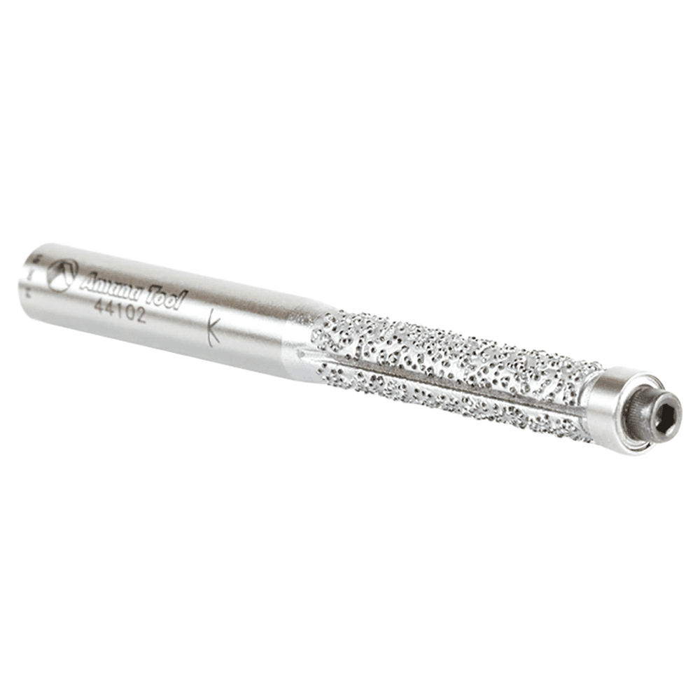 Fiberglass Cutting Router Bit with D427 Diamond Grit Size and 1" Cutting Height