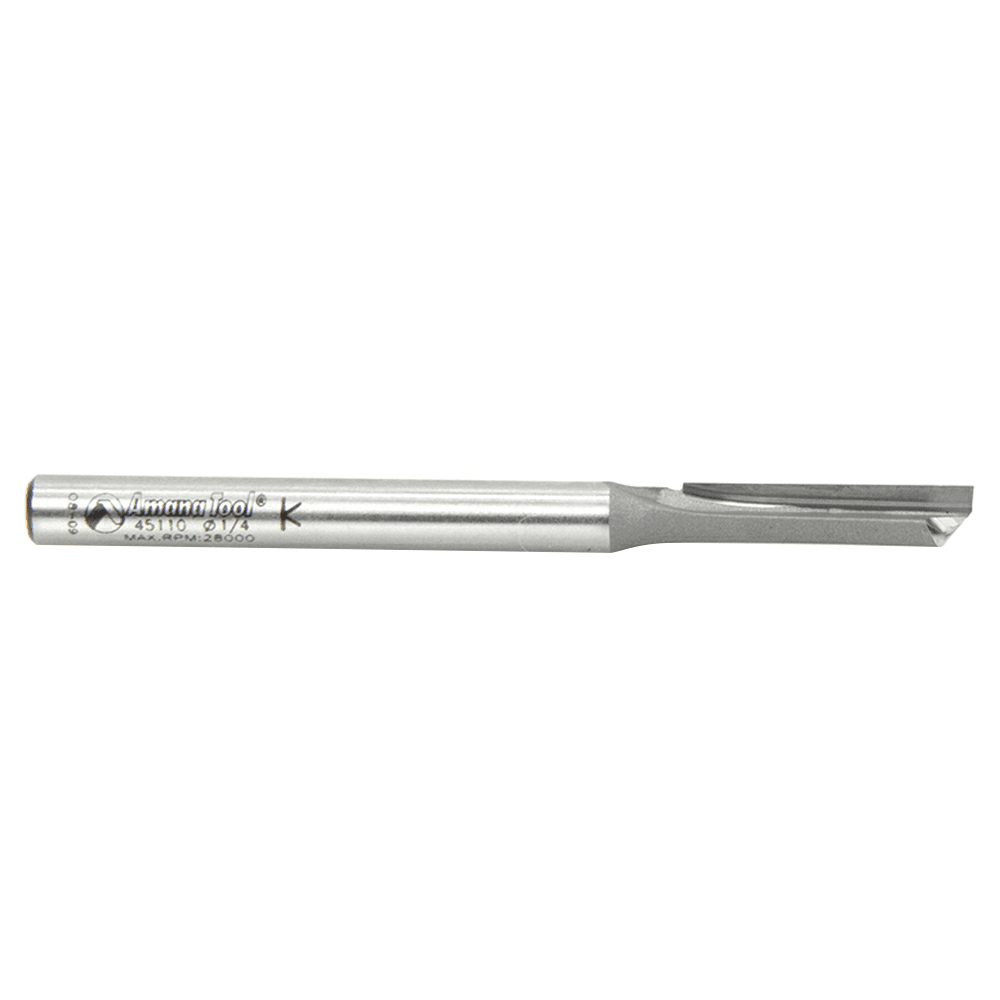 Amana 1-Flute Router Bit with 200% Longer Lifetime for Abrasive Materials