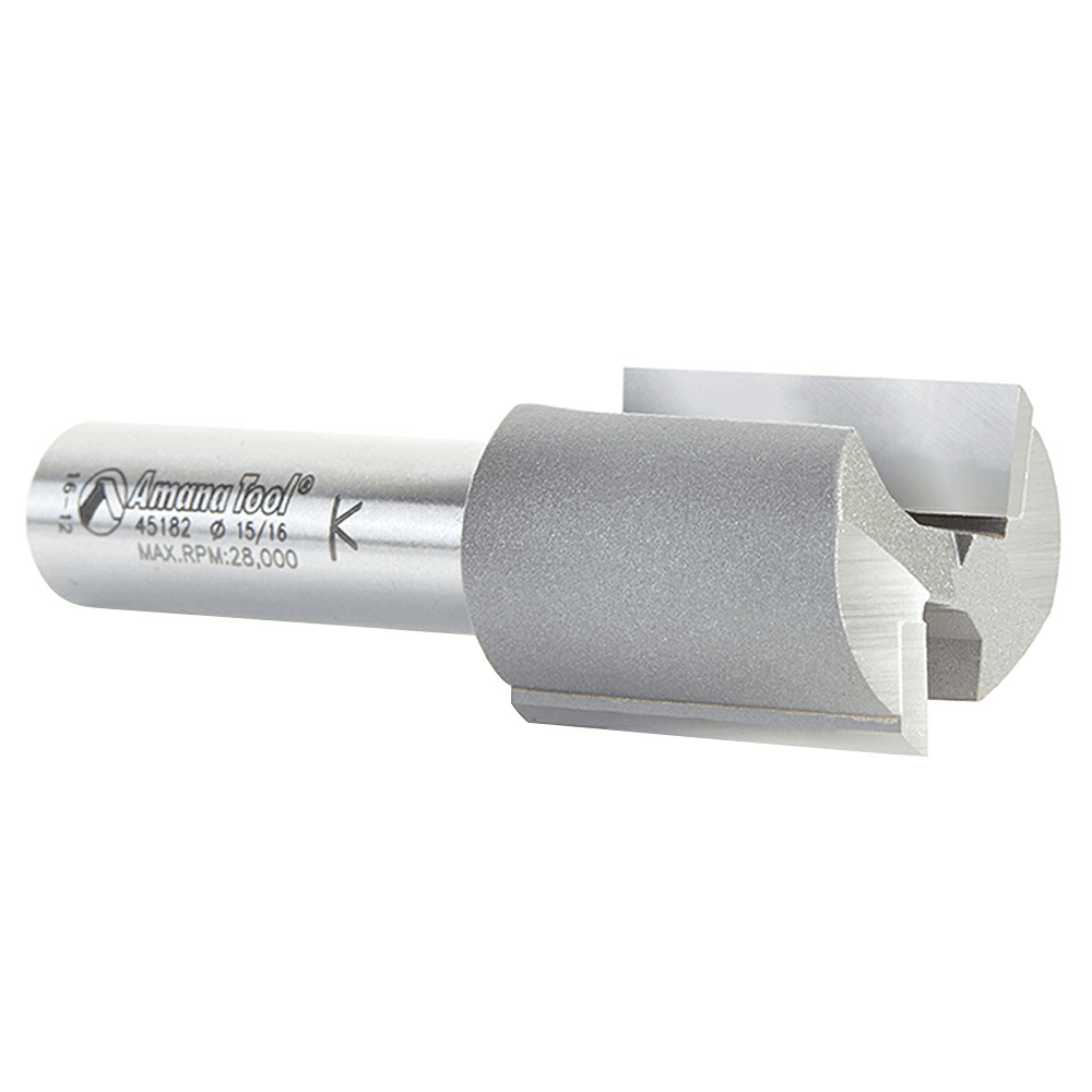 Amana High Production Router Bit with 1-1/4" Cutting Height and Advanced Grinding Technology