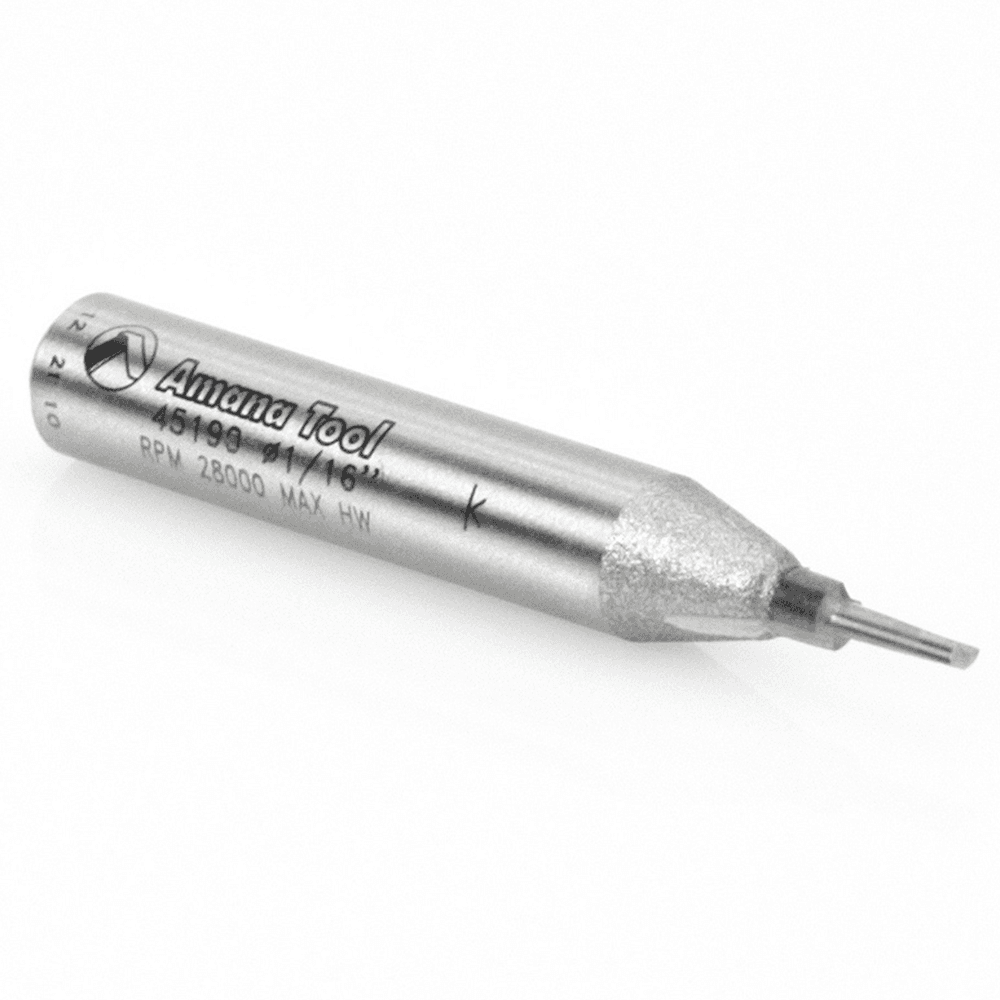 Amana 45190 2-Flute Carbide Cutting Edge Plunge Bit