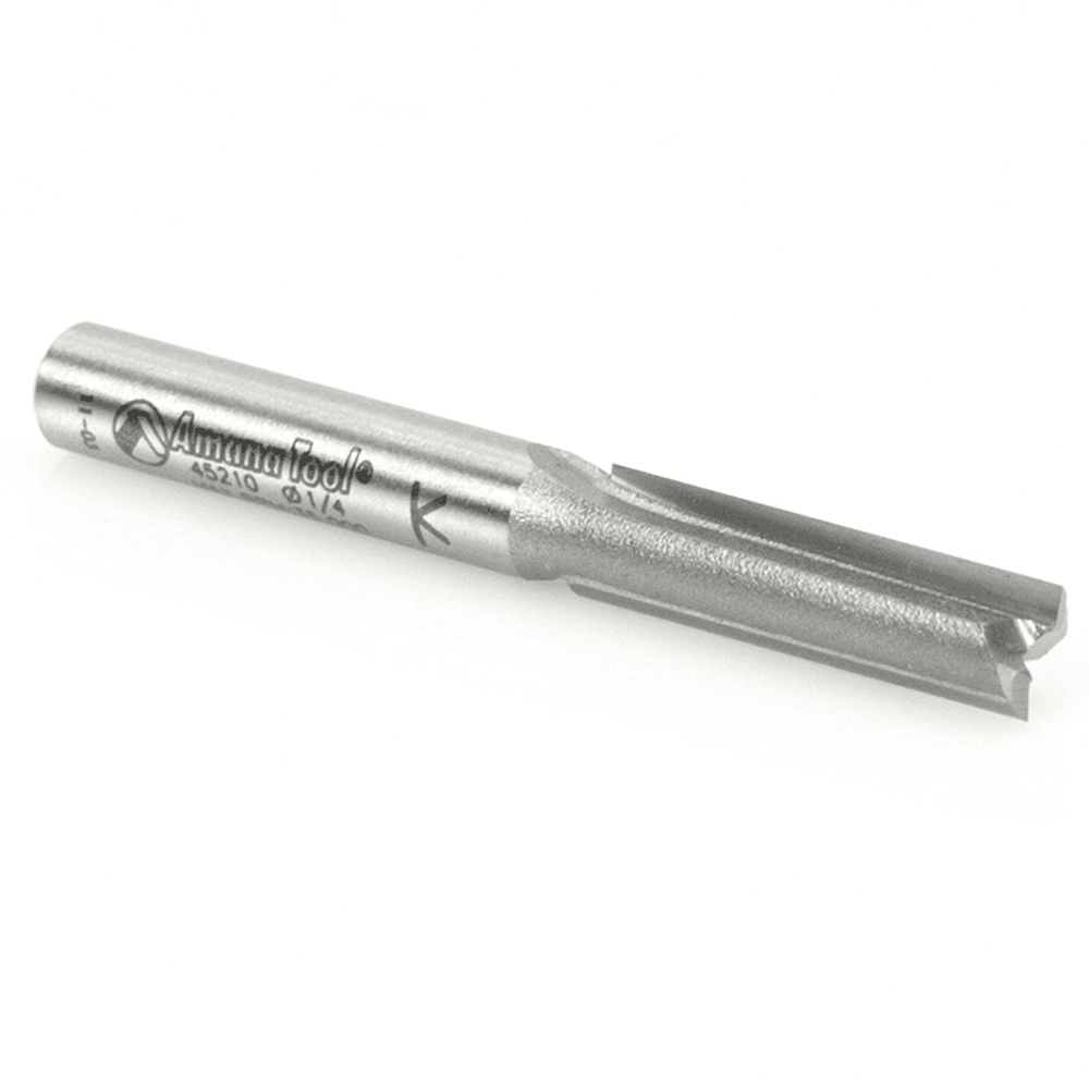 Amana 45190 2-Flute Plunge Bit with 200% Longer Life Time, Perfect for CNC Work