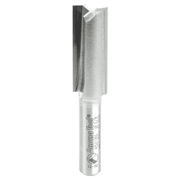 Amana 2-Flute Straight Plunge Router Bit with 1/4" Shank for Fine Finish