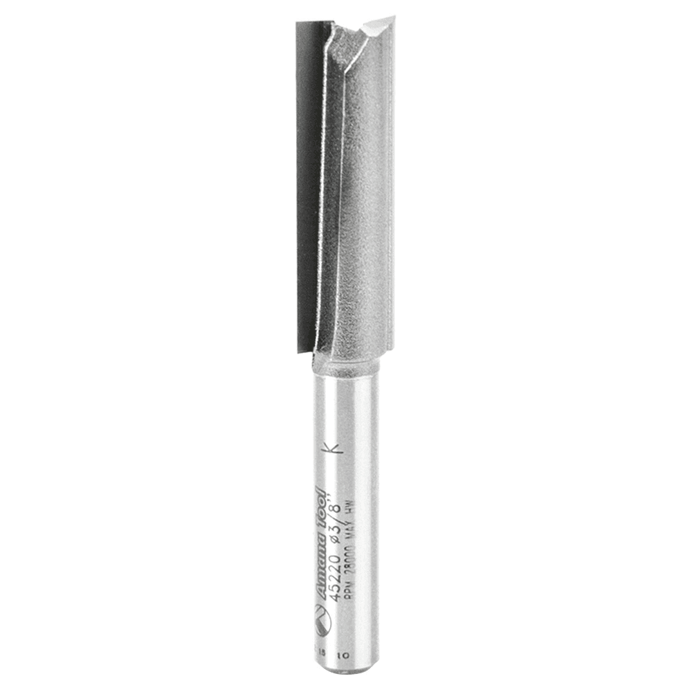 Amana 2-Flute Router Bit for Fine Finish Woodworking