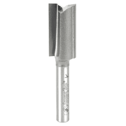 Amana 1/2" x 2-1/8" Straight Plunge Bit with 2 Flutes and 1/4" Shank, for Woodworking