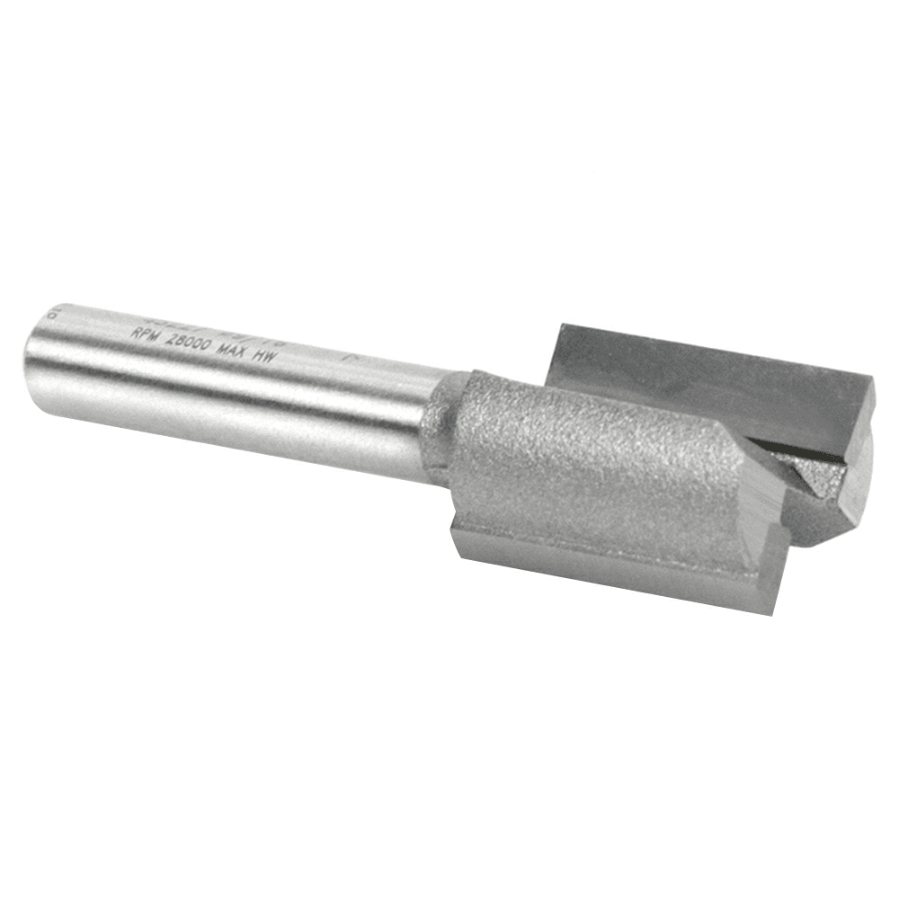 Superior geometric design of Amana Router Bit for clean cuts on Wood, MDF, and Plywood