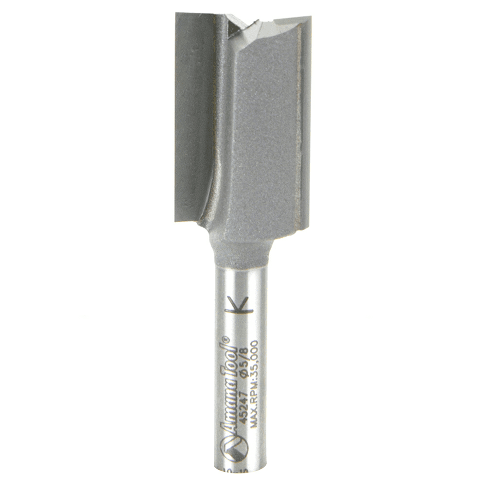 Amana 5/8"x2-1/4" Router Bit with 2 Flutes for Fine Finish