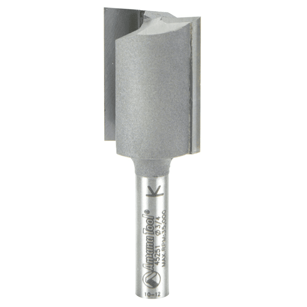 Amana 2-Flute 1/4" Shank Router Bit - MDF Cutting