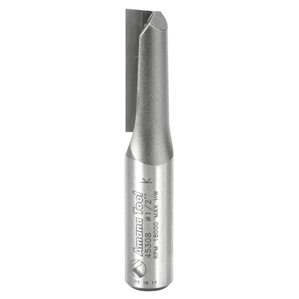 1-flute design for fast cuts and improved chip clearance