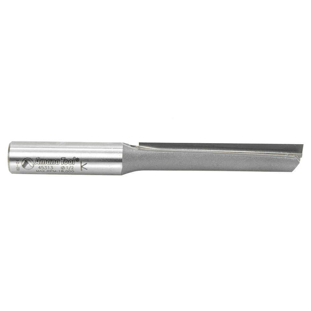Single Flute Router Bit for Fast Cutting Speed - Amana